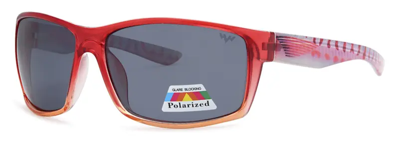 POL3258 - Polarized Wrap Wholesale Sunglasses