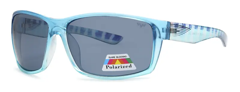 POL3258 - Polarized Wrap Wholesale Sunglasses