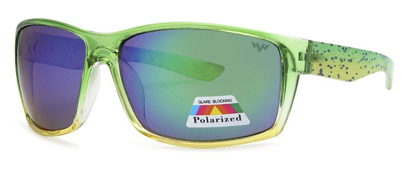 POL3258 - Polarized Wrap Wholesale Sunglasses