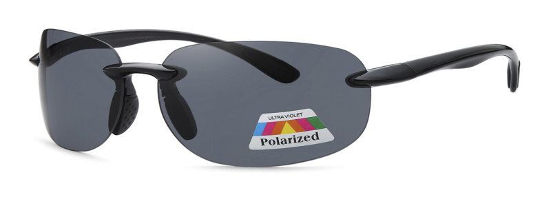 POL3218 - Rimless Polarized Sunglasses